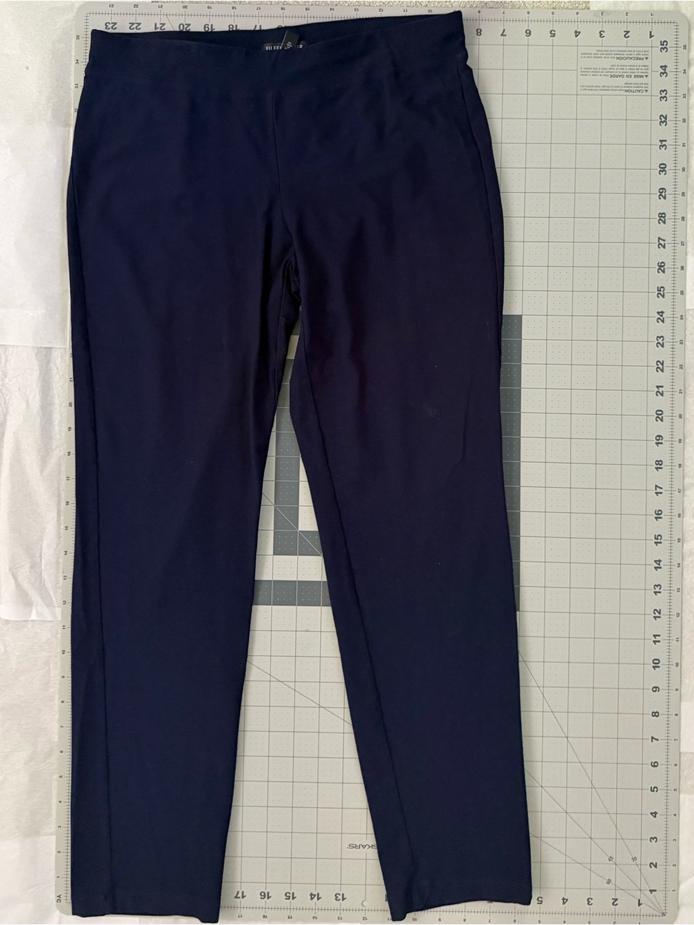 Slim Fit Navy Pants for Women